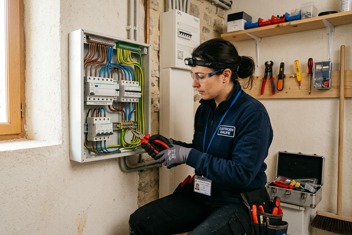 Raccordement électrique professionnel pour installation borne de recharge performante à Pluduno Raccordement électrique professionnel pour installation borne de recharge performante à Pluduno